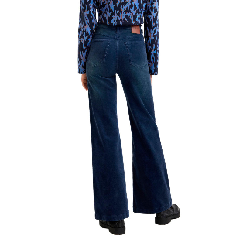 Desigual Trousers 21WWPN05 Blue