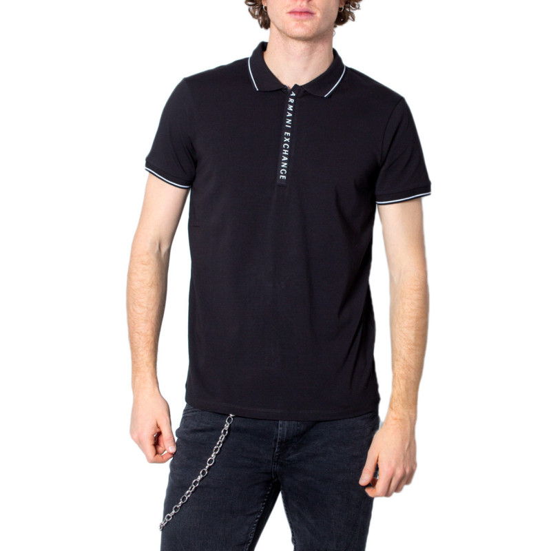 Armani Exchange Polo T-shirts 8NZF71 ZJH2Z Black