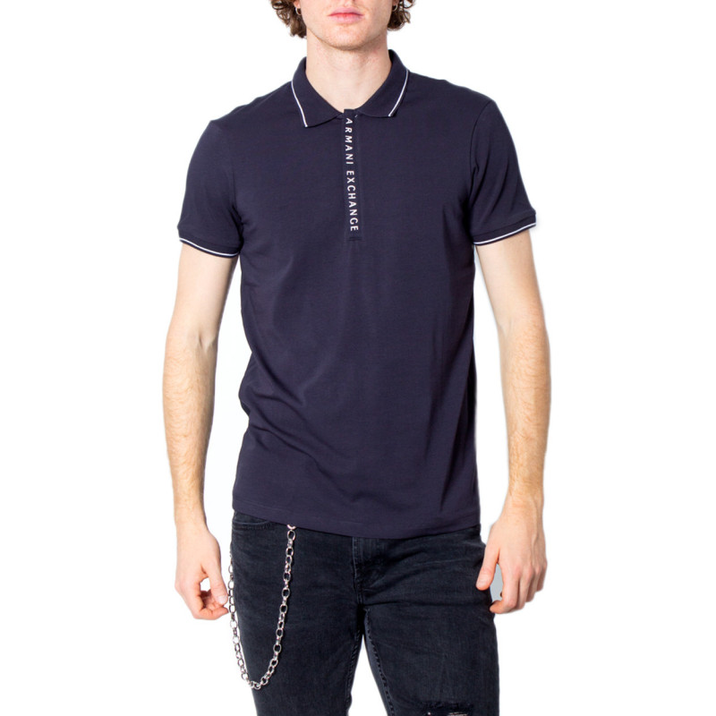 Armani Exchange Polo T-shirts 8NZF71 ZJH2Z Blue