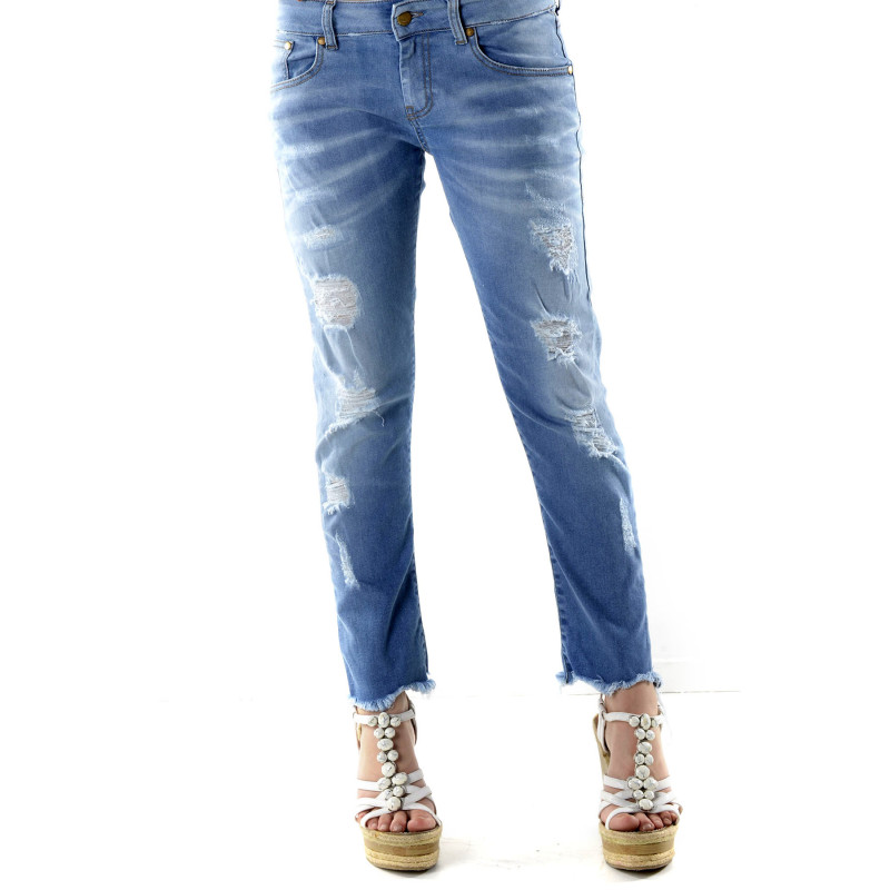 Sexy Woman Jeans WH4-J3178 Light Blue