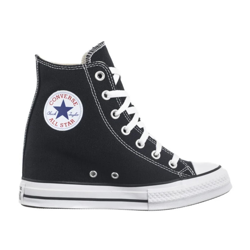 Converse CTAS Wedge Hi Black/Red/Navy A11909C (CO729-a) kingad