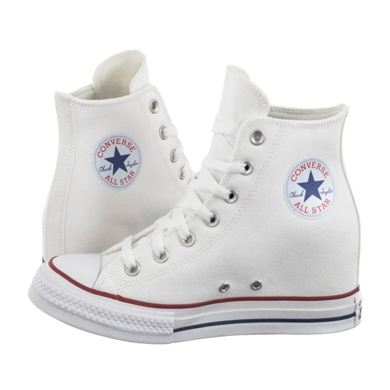 Converse CTAS Wedge Hi White/Red/Navy A11908C (CO729-b) kingad