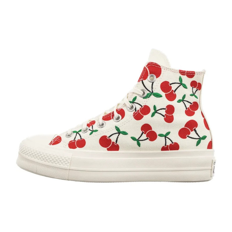 Converse CTAS Lift HI Egret/Red/Green A08096C (CO739-a) kingad