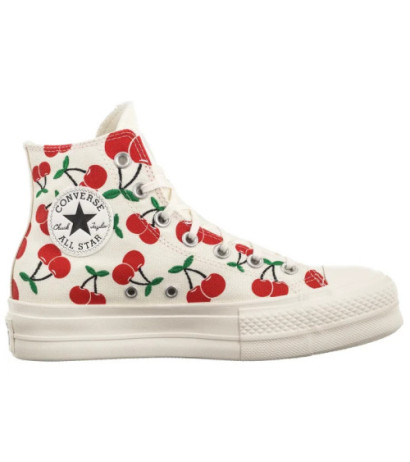 Converse CTAS Lift HI Egret/Red/Green A08096C (CO739-a) kingad