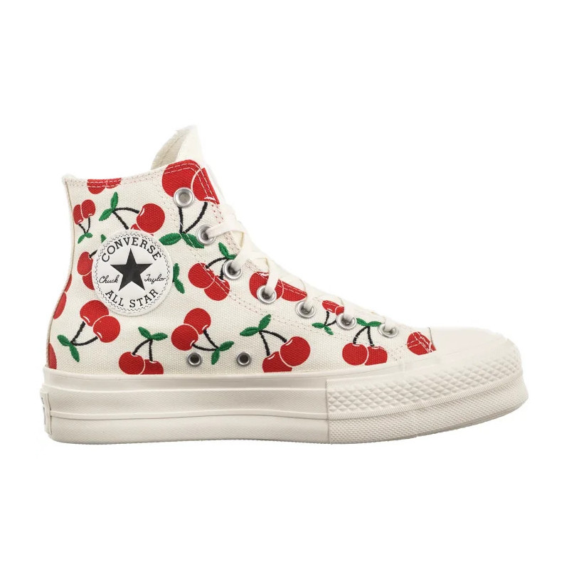 Converse CTAS Lift HI Egret/Red/Green A08096C (CO739-a) kingad