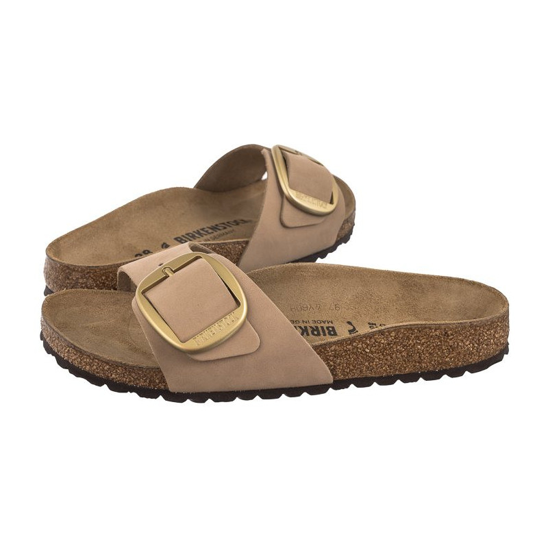 Birkenstock Madrid Big Buckle Sandcastle 1024009 (BK170-h) Naiste kingad/klappide klapid