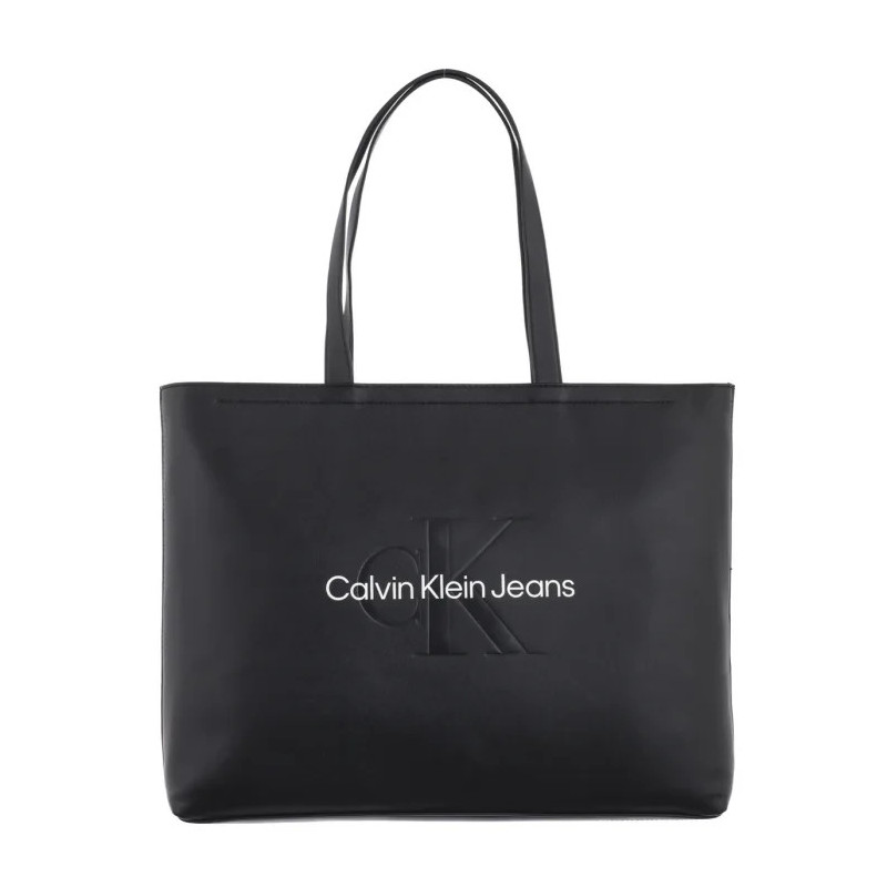 Calvin Klein Sculpted Slim Tote34 Mono Black/Neutral K60K612222 01R (CK618-a) käekott