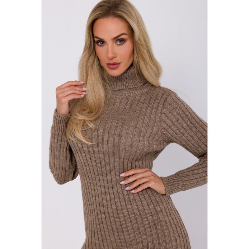 M770 Turtleneck kleit - pruun