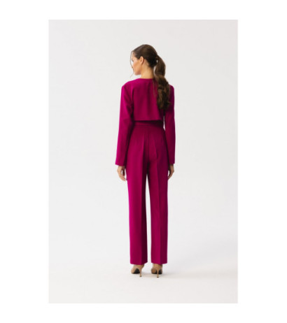 S352 Jumpsuit lipsuga ümber vöökoha - ploomi