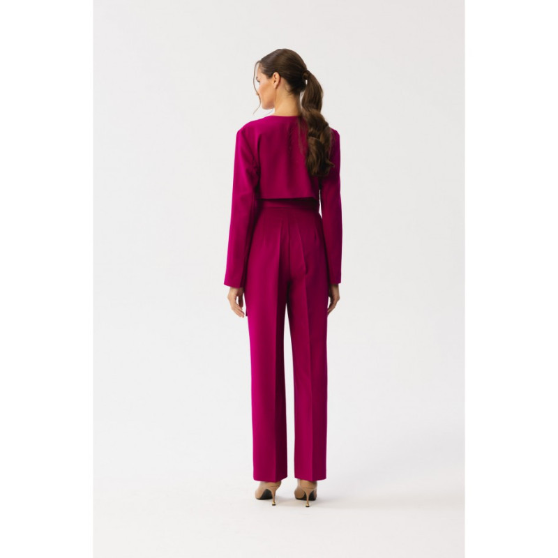 S352 Jumpsuit lipsuga ümber vöökoha - ploomi