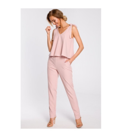 M437 Tie shoulder jumpsuit...