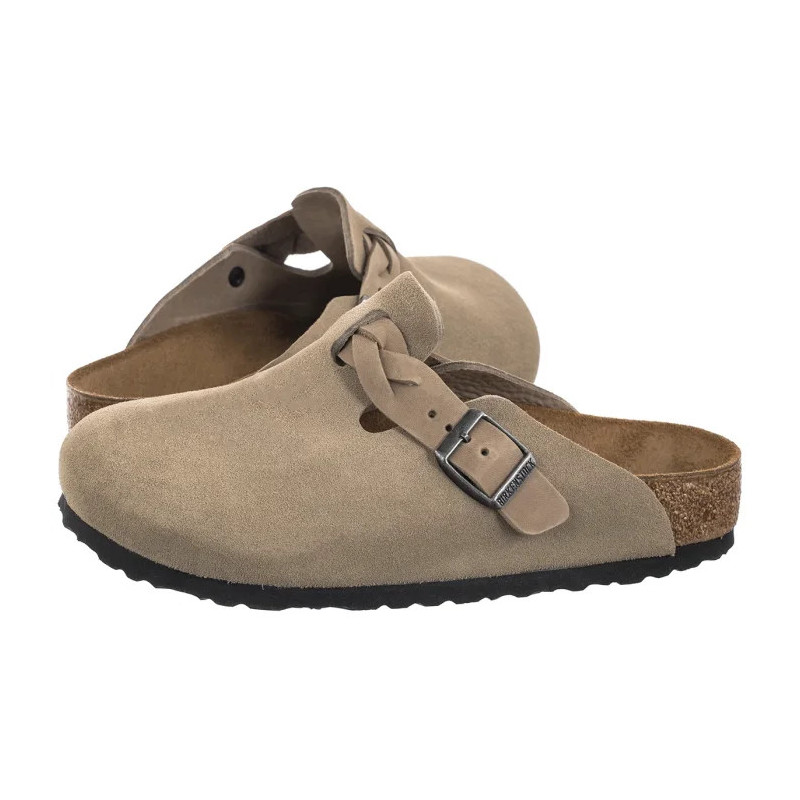 Birkenstock Boston Braided Taupe 1026667 (BK286-a) Naiste kingad/klappide klapid