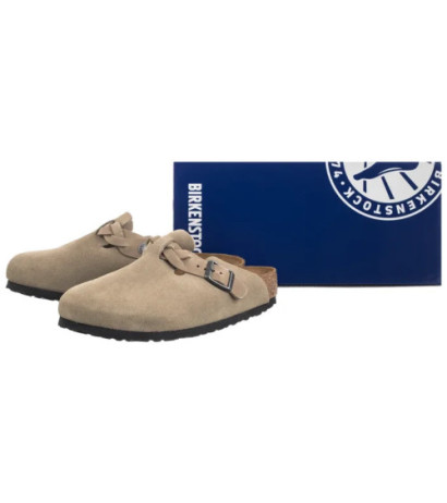 Birkenstock Boston Braided Taupe 1026667 (BK286-a) Naiste kingad/klappide klapid