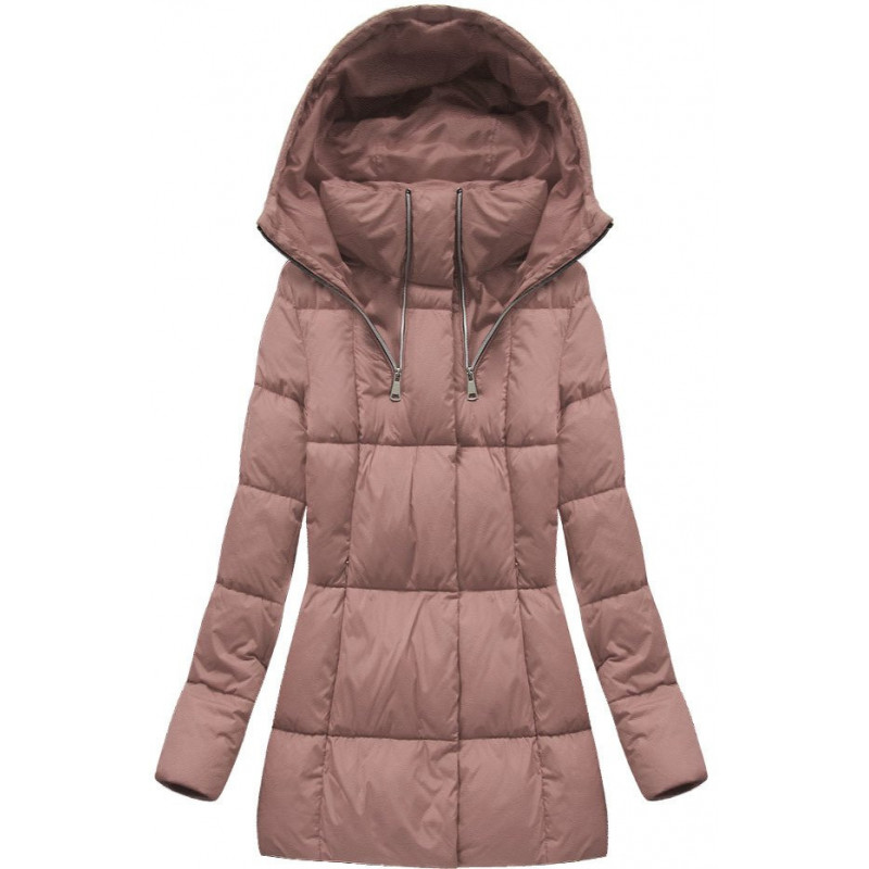 SHORT WINTER JACKET VINTAGE PINK (7750BIG) striukė