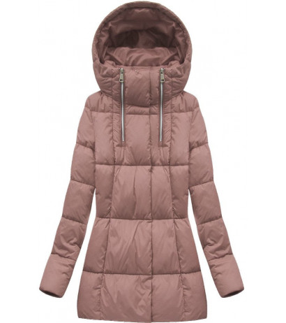 SHORT WINTER JACKET VINTAGE PINK (7750) striukė