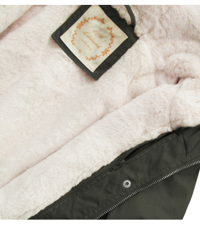 HOODED PARKA WITH LINER ARMY (7626BIG) striukė