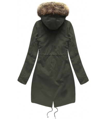 HOODED PARKA WITH LINER BLACK (7626) striukė