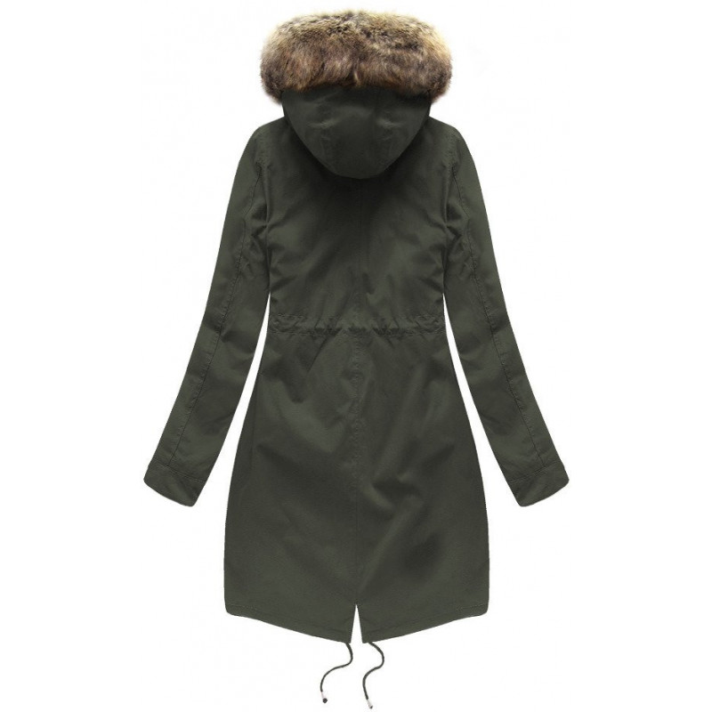 HOODED PARKA WITH LINER BLACK (7626) striukė